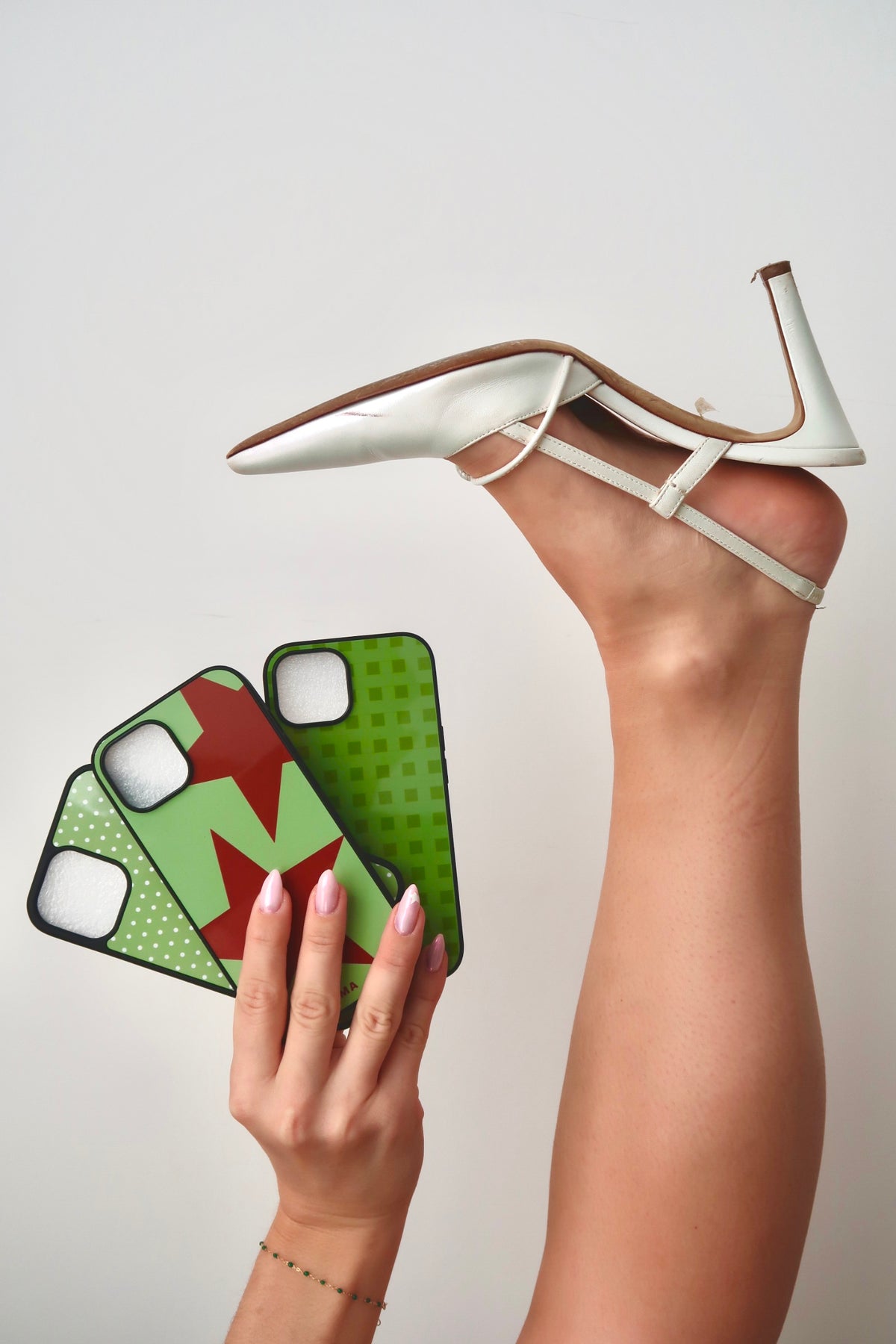 Coque Pois Verts