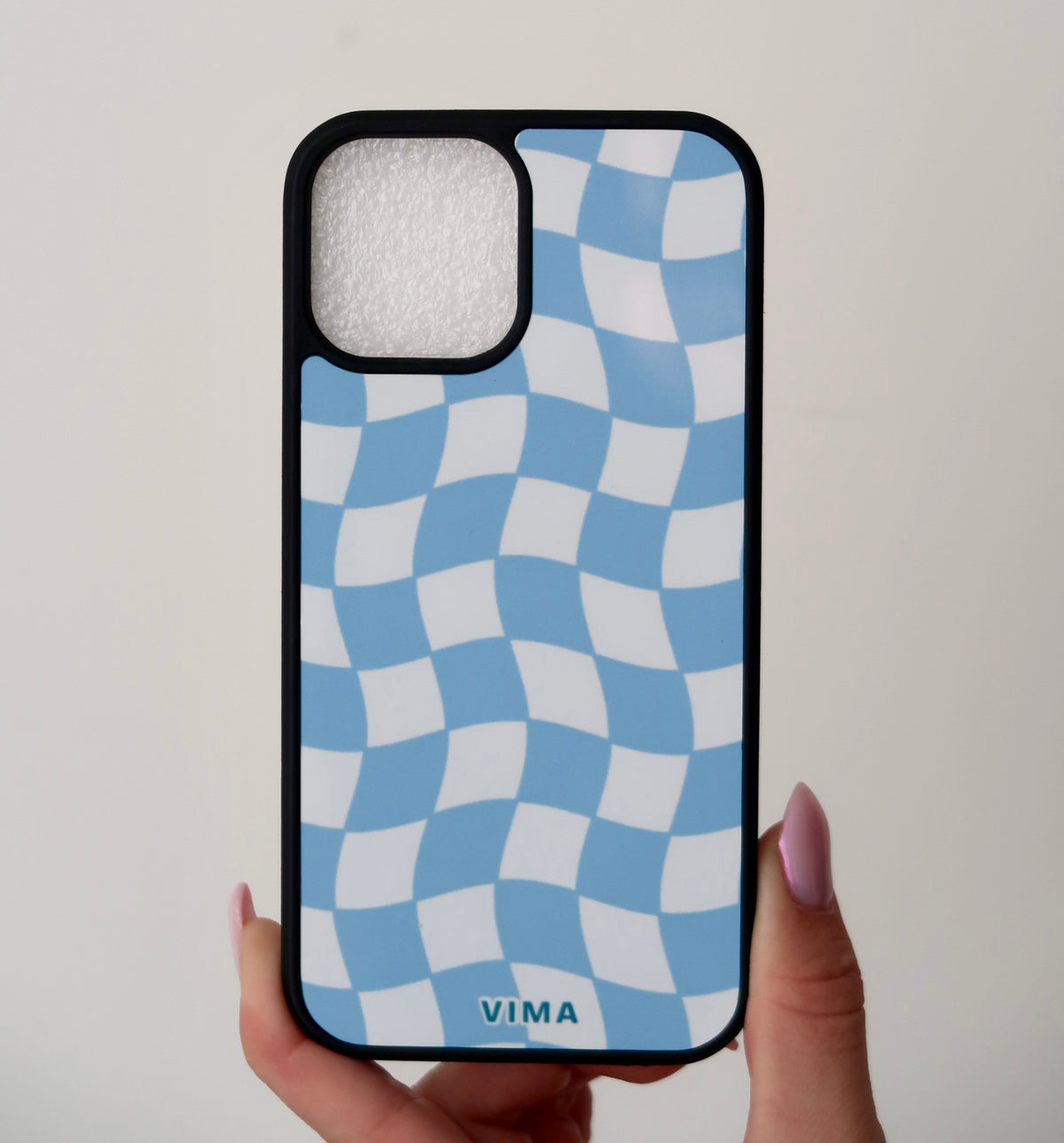 Coque Damier Bleu
