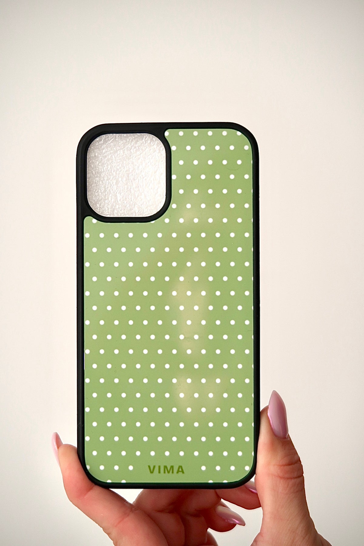 Coque Pois Verts