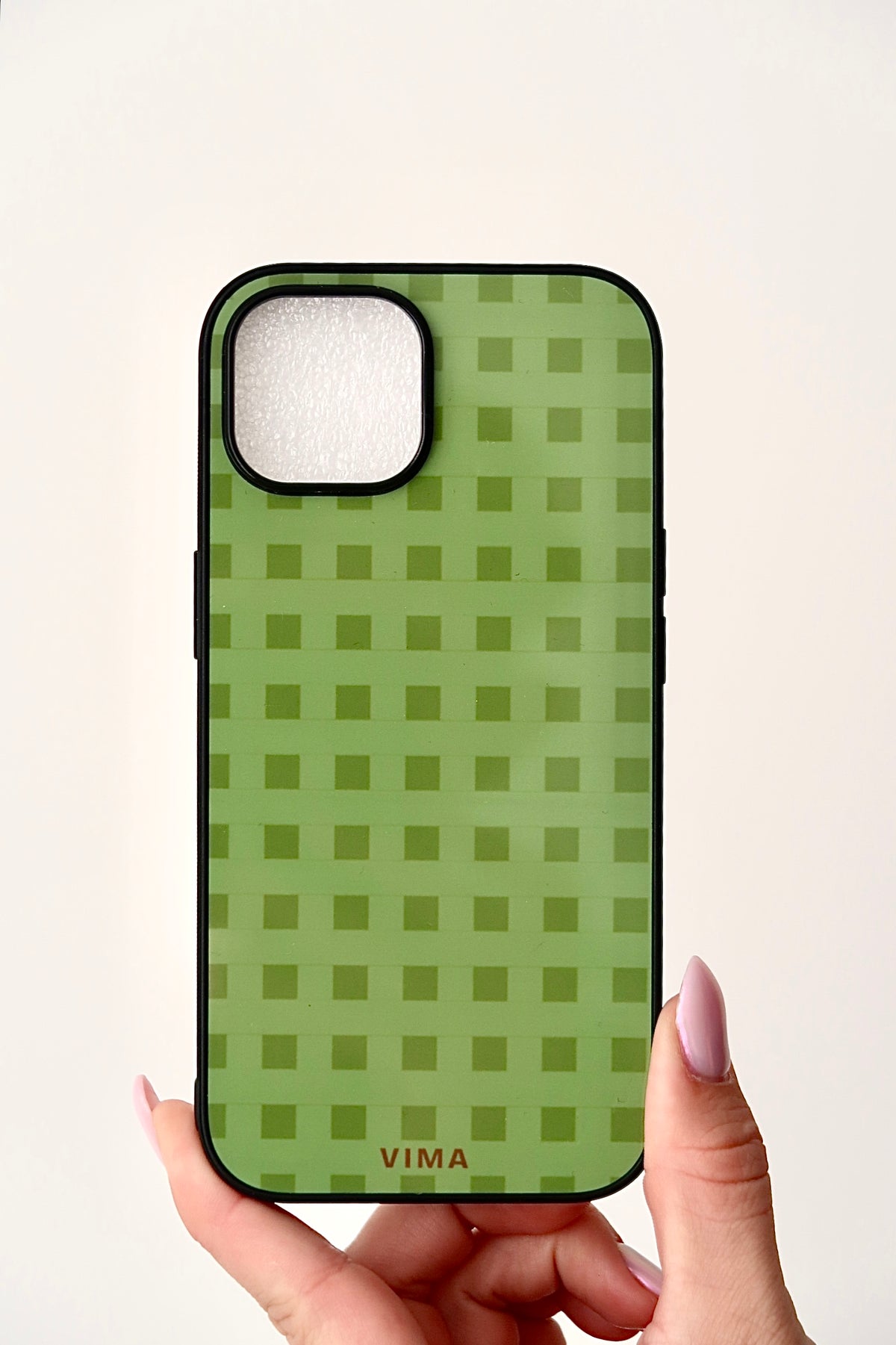 Coque Vichy Verte
